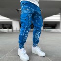 Men's Joggers Pants Tactical Cargo Drawstring Elastic Waist Multiple Pockets Graphic Breathable Quick Dry Full Length Pants Daily Sports Streetwear Sporty ArmyGreen Black Micro-elastic