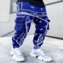 Men's Joggers Pants Tactical Cargo Drawstring Elastic Waist Multiple Pockets Graphic Breathable Quick Dry Full Length Pants Daily Sports Streetwear Sporty ArmyGreen Black Micro-elastic
