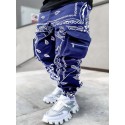 Men's Joggers Pants Tactical Cargo Drawstring Elastic Waist Multiple Pockets Graphic Breathable Quick Dry Full Length Pants Daily Sports Streetwear Sporty ArmyGreen Black Micro-elastic
