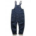 Men's Overalls Trousers Rompers Classic Solid Colored Comfort Outdoor Full Length Pants Casual Daily Streetwear Casual / Sporty ArmyGreen Black