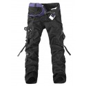 Men's Tactical Cargo Trousers Work Pants Zipper Pocket Multiple Pockets Solid Colored Full Length Pants Daily Holiday Cargo Casual / Sporty Grass Green Earth green Inelastic / Spring