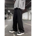 Men's Straight Tactical Cargo Trousers Pocket Solid Color Outdoor Sports Full Length Pants Casual Daily Cotton Streetwear Sports & Outdoors Black Grey / Elasticity