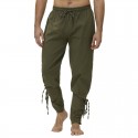 Men's Pants Cotton Green White Black khaki Brown M L XL XXL XXXL