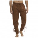 Men's Pants Cotton Green White Black khaki Brown M L XL XXL XXXL