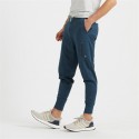 Men's Joggers Trousers Casual Pants Drawstring Elastic Waist Solid Color Comfort Breathable Pants Sports Outdoor Casual Streetwear Stylish Navy Blue Micro-elastic / Elasticity