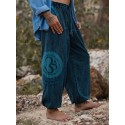 Men's Sweatpants Joggers Trousers Drawstring Elastic Waist Print Graphic Prints Comfort Breathable Pants Casual Daily Cotton Blend Streetwear Classic Blue Wine / Elasticity