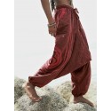 Men's Sweatpants Joggers Trousers Drawstring Elastic Waist Print Graphic Prints Comfort Breathable Pants Casual Daily Cotton Blend Streetwear Classic Blue Wine / Elasticity