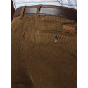 Men's Dress Pants Pocket Solid Color Breathable Outdoor Full Length Pants Business Casual Corduroy Casual Trousers Black Khaki Micro-elastic