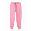 mens fleece sweatpants Active jogger pant with side pocket heavyweight Joggers solid color Trousers elastic waist Drawstring brushed casual pants Workout Pants