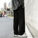 Men's Chinos Trousers Patchwork Multiple Pockets Elastic Drawstring Design Color Block Solid Colored Comfort Breathable Full Length Pants Casual Daily Corduroy Chic & Modern Big and Tall Loose Fit