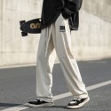 Men's Chinos Trousers Patchwork Multiple Pockets Elastic Drawstring Design Color Block Solid Colored Comfort Breathable Full Length Pants Casual Daily Corduroy Chic & Modern Big and Tall Loose Fit