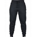 Men's Sporty Casual / Sporty Pants Chinos Drawstring Elastic Waist Full Length Pants Sports Weekend Micro-elastic Solid Color Cotton Breathable Soft Mid Waist Black Light gray Dark Gray Navy Blue S M