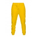 Men's Simple Sweatpants Pants Patchwork Full Length Pants Micro-elastic Letter Mid Waist Loose White Black Blue Purple Yellow S M L XL XXL / Drawstring