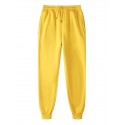 Fleece Lined Sweatpants for Men with Pockets, Hip-Hop Drawstring Harem Pants Running Workout Activewear,Black