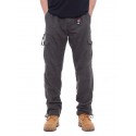 Men's Trousers Work Pants Winter Pants Zipper Multiple Pockets Solid Color Comfort Breathable Pants Casual Daily Fashion Plus velvet ArmyGreen Black Micro-elastic