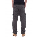 Men's Trousers Work Pants Winter Pants Zipper Multiple Pockets Solid Color Comfort Breathable Pants Casual Daily Fashion Plus velvet ArmyGreen Black Micro-elastic