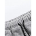 Men's Sweatpants Joggers Trousers Drawstring Elastic Waist Solid Color Comfort Breathable Pants Casual Daily Sports Fashion Black Deep Blue Micro-elastic / Elasticity