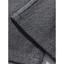 Men's Straight Trousers Casual Pants Pocket Solid Color Comfort Breathable Pants Casual Daily Cotton Blend Stylish Simple Black Blue Micro-elastic