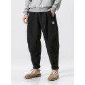 Men's Trousers Winter Pants Casual Pants Pocket Solid Color Comfort Breathable Pants Casual Daily Corduroy Fashion Classic Loose Fit Black Orange Micro-elastic