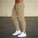 Men's Track Pants Geometric Pattern Pants Cotton Blend Sports ArmyGreen Black
