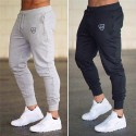 Men's Track Pants Geometric Pattern Pants Cotton Blend Sports ArmyGreen Black
