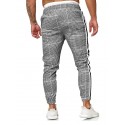 Men's Pants Chinos Drawstring Classic Lattice Outdoor Full Length Pants Home Daily Cotton Stylish Classic Style Slim Gray Micro-elastic / Summer