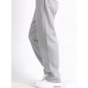 Men's Sweatpants Drawstring Solid Color Plain Outdoor Sports Full Length Pants Daily Leisure Sports Cotton Blend Casual / Sporty Athleisure Black Light Grey Micro-elastic / Plus Size