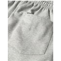 Men's Sweatpants Joggers Trousers Drawstring Elastic Waist Solid Color Comfort Breathable Pants Casual Daily Sports Fashion Black Gray Micro-elastic / Elasticity