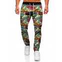 Men's Joggers Sweatpants Trousers Drawstring Elastic Waist Graphic Letter Graphic Prints Breathable Outdoor Full Length Pants Daily Streetwear Sports 3D Print White Black Micro-elastic