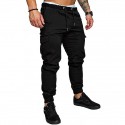 Men's Sweatpants Drawstring Pocket Cotton Solid Color Sport Athleisure Pants Bottoms Breathable Sweat Out Comfortable Everyday Use Street Casual Athleisure Daily Activewear