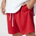 Mesh Shorts Bottoms Drawstring Men's Fitness for Basketball Running Workout Jogging Breathable Quick Dry Moisture Absorbent Normal Sport Solid Colored White Black Red Yellow Grey