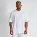 Men's Running Shirt Crew Neck Cotton Solid Colored Sport Athleisure Tee Tshirt Shirt Short Sleeve Breathable Quick Dry Soft Gym Workout Running Jogging Training Exercise Athletic Activewear
