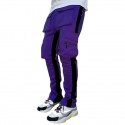 Men's Sweatpants Reflective Strip Multiple Pockets Polyester Sport Athleisure Pants Pants / Trousers Bottoms Reflective Breathable Moisture Wicking Soft Comfortable Exercise & Fitness Running / Fall