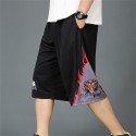 Men's Running Shorts Sweatshorts Drawstring Letter Sport Athleisure Bottoms Breathable Quick Dry Moisture Wicking Soft Fitness Gym Workout Running Jogging Exercise Athletic Activewear / Micro-elastic