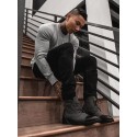 Men's Yoga Top Crew Neck Cotton Solid Color Sport Athleisure Tee Tshirt Shirt Long Sleeve Breathable Quick Dry Comfortable Yoga Gym Workout Running Activewear / Micro-elastic