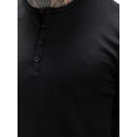 Men's Yoga Top Crew Neck Cotton Solid Color Sport Athleisure Tee Tshirt Shirt Long Sleeve Breathable Quick Dry Comfortable Yoga Gym Workout Running Activewear / Micro-elastic