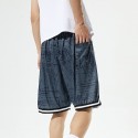Men's Running Shorts Sweatshorts Drawstring Pocket Stripes Sport Athleisure Bottoms Breathable Quick Dry Moisture Wicking Soft Fitness Gym Workout Running Jogging Exercise Athletic Activewear