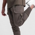 Men's Sweatpants Drawstring Multiple Pockets Cotton Solid Color Sport Athleisure Bottoms Breathable Soft Comfortable Everyday Use Street Casual Athleisure Daily Activewear Outdoor