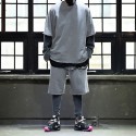 Men's Athleisure 2 Piece Suit Drawstring Pocket Crew Neck Solid Color Sport Athleisure Clothing Suit Short Sleeve Breathable Soft Comfortable Everyday Use Street Casual Daily Outdoor