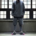 Men's Athleisure 2 Piece Suit Drawstring Pocket Crew Neck Solid Color Sport Athleisure Clothing Suit Short Sleeve Breathable Soft Comfortable Everyday Use Street Casual Daily Outdoor