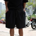 Men's Athleisure 2 Piece Suit Drawstring Pocket Crew Neck Solid Color Sport Athleisure Clothing Suit Short Sleeve Breathable Soft Comfortable Everyday Use Street Casual Daily Outdoor
