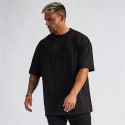 Men's Running Shirt Crew Neck Cotton Solid Colored Sport Athleisure Tee Tshirt Shirt Short Sleeve Breathable Moisture Wicking Soft Fitness Running Walking Jogging Exercise Athletic Athleisure
