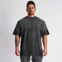 Men's Running Shirt Crew Neck Cotton Solid Colored Sport Athleisure Tee Tshirt Shirt Short Sleeve Breathable Moisture Wicking Soft Fitness Running Walking Jogging Exercise Athletic Athleisure