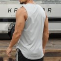 Men's Tank Top Tee / T-shirt Pure Color Crew Neck Solid Color Sport Athleisure Shirt Sleeveless Breathable Quick Dry Soft Sweat Out Yoga Tennis Exercise & Fitness Running Walking Training Casual