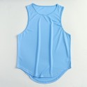 Men's Tank Top Tee / T-shirt Pure Color Crew Neck Solid Color Sport Athleisure Shirt Sleeveless Breathable Quick Dry Soft Sweat Out Yoga Tennis Exercise & Fitness Running Walking Training Casual