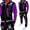 Men's 2-Piece Hooded Sweatshirt and Pants Suit Sportswear Athleisure Casual Outfit