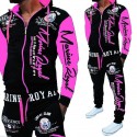 Men's 2-Piece Hooded Sweatshirt and Pants Suit Sportswear Athleisure Casual Outfit