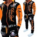 Men's 2-Piece Hooded Sweatshirt and Pants Suit Sportswear Athleisure Casual Outfit