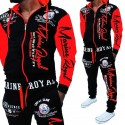 Men's 2-Piece Hooded Sweatshirt and Pants Suit Sportswear Athleisure Casual Outfit