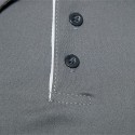 Men's Golf Shirt Solid Color Turndown White Black Gray Orange Red Short Sleeve Street Daily Button-Down Tops Fashion Casual Comfortable / Beach